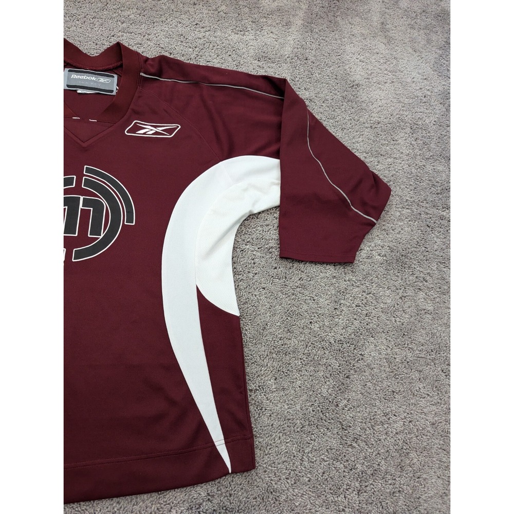 Reebok Hockey Jersey Mens Medium Maroon 3/4 Sleeve - Picture 2 of 13
